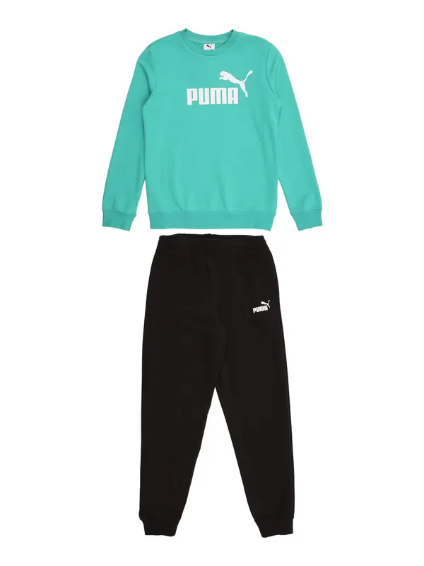PUMA PUMA Jogging komplet 'ESS No.1'  tirkiz / crna / bijela