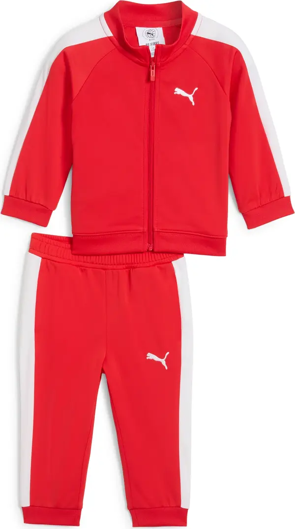 PUMA PUMA Jogging komplet 'MINICATS T7 ALWAYS ON'  crvena / bijela