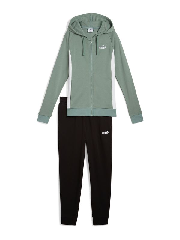 PUMA PUMA Jogging komplet  pastelno zelena / crna / bijela