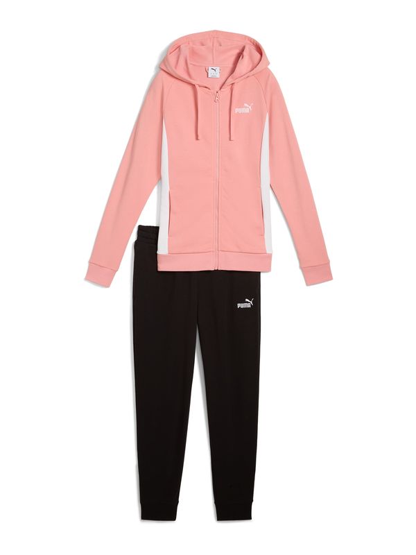 PUMA PUMA Jogging komplet  roza / crna / bijela