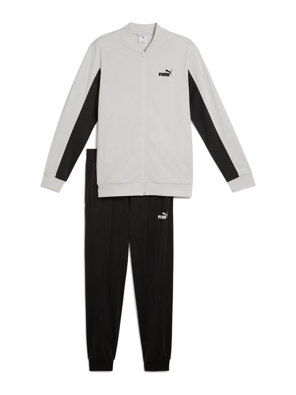 PUMA PUMA Jogging komplet  svijetlosiva / crna