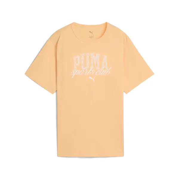 PUMA PUMA Majica 'Class'  marelica / bijela