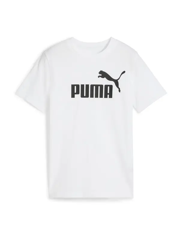 PUMA PUMA Majica 'ESS No. 1'  crna / bijela