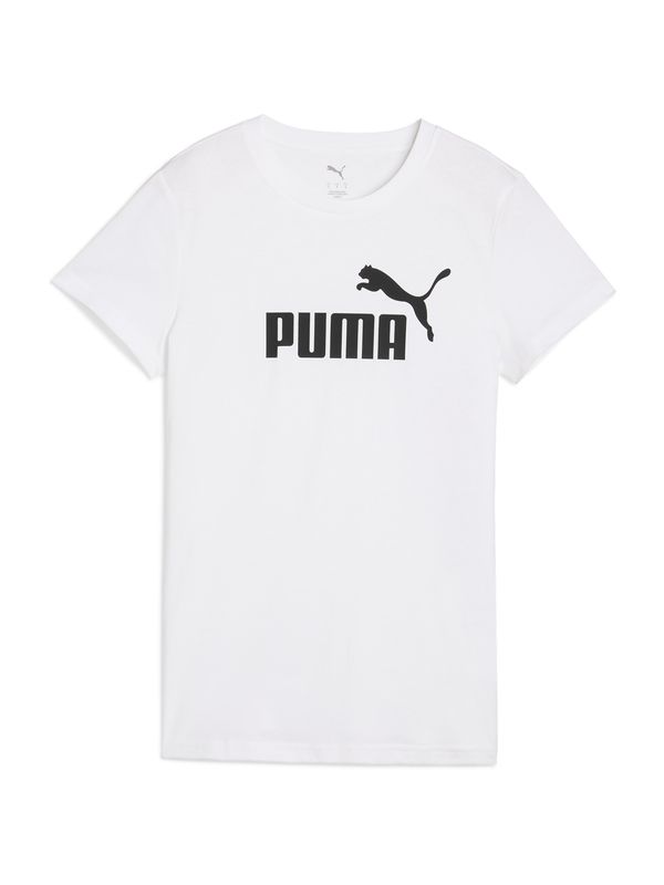 PUMA PUMA Majica 'ESS No. 1'  crna / bijela