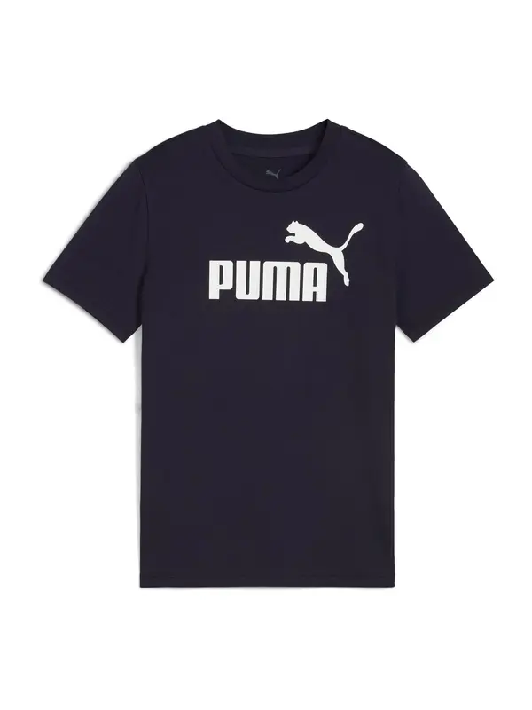 PUMA PUMA Majica 'ESS No. 1'  noćno plava / bijela