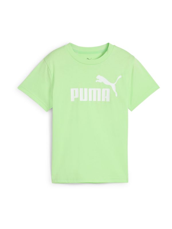 PUMA PUMA Majica 'ESS No. 1'  svijetlozelena / bijela