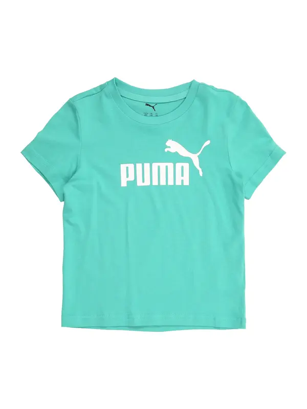 PUMA PUMA Majica 'ESS No. 1'  tirkiz / bijela