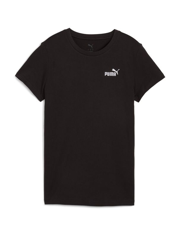 PUMA PUMA Majica 'ESS Small No. 1'  crna / bijela