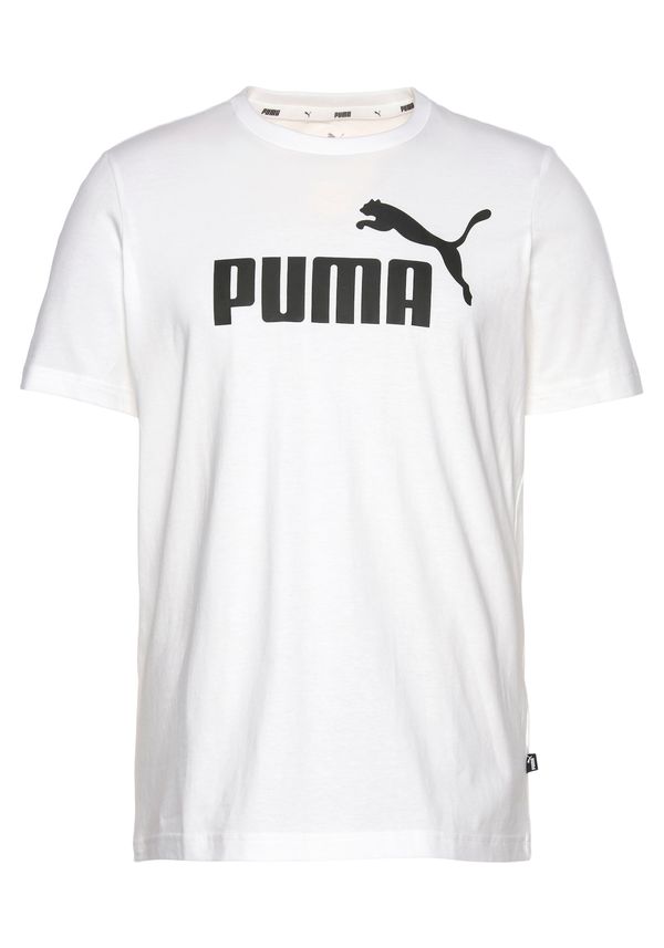 PUMA PUMA Majica 'Essential'  crna / bijela
