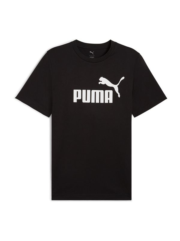 PUMA PUMA Majica 'Essential No. 1'  crna / bijela