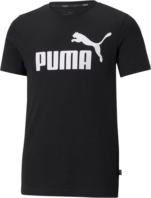 PUMA PUMA Majica 'Essentials'  crna / bijela