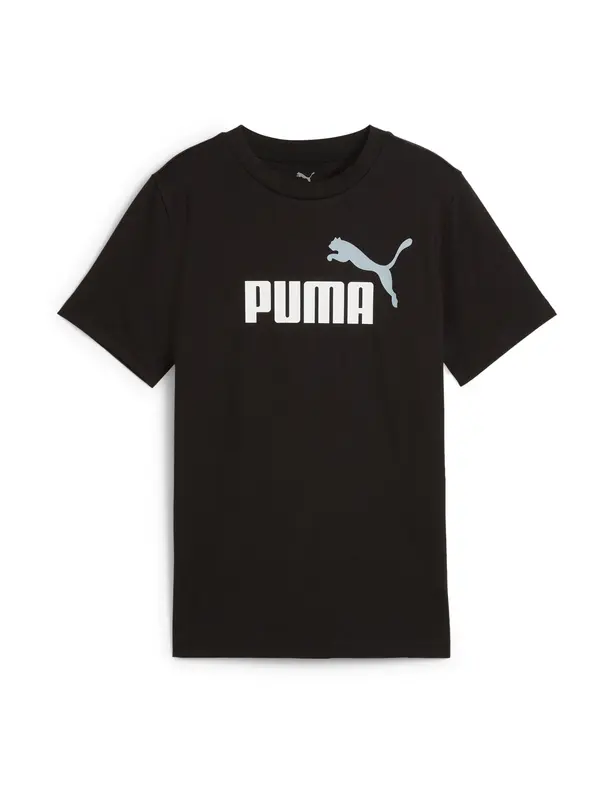 PUMA PUMA Majica 'Essentials No.1'  siva / crna / bijela