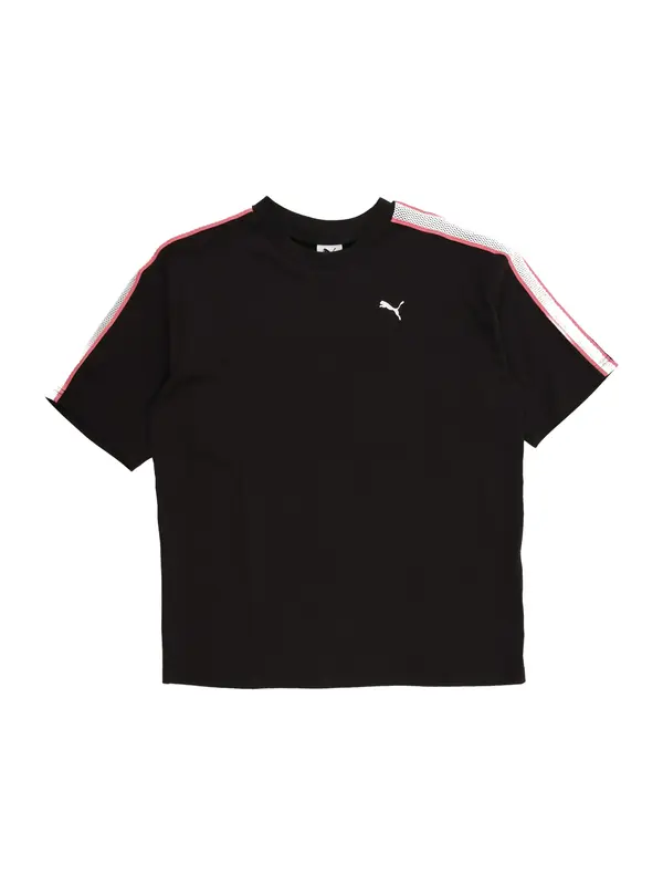 PUMA PUMA Majica  lubenica roza / crna / bijela