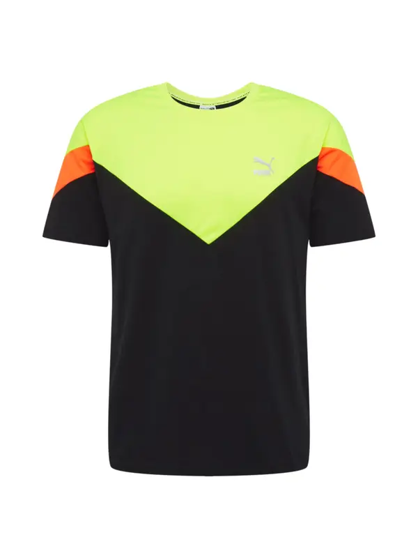 PUMA PUMA Majica 'MCS'  jabuka / tamno narančasta / crna