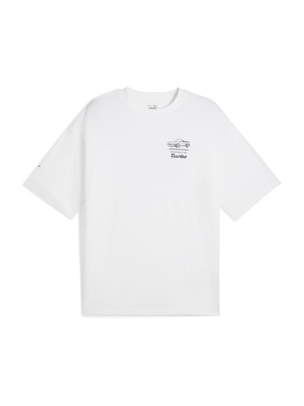 PUMA PUMA Majica 'Porsche Legacy'  svijetlosiva / bijela