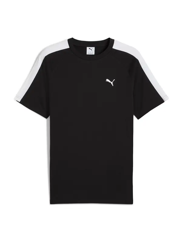PUMA PUMA Majica 'T7'  crna / bijela