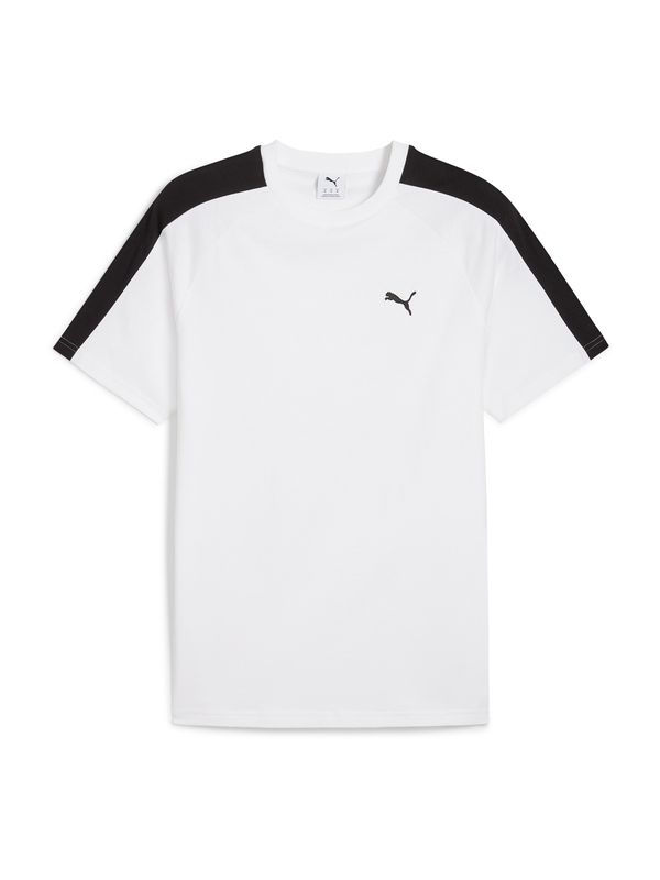 PUMA PUMA Majica 'T7'  crna / bijela