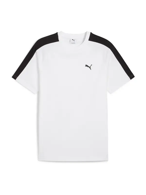 PUMA PUMA Majica 'T7'  crna / bijela
