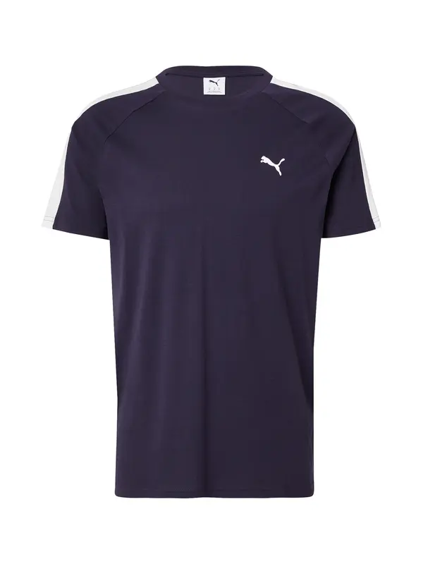 PUMA PUMA Majica 'T7'  mornarsko plava / bijela