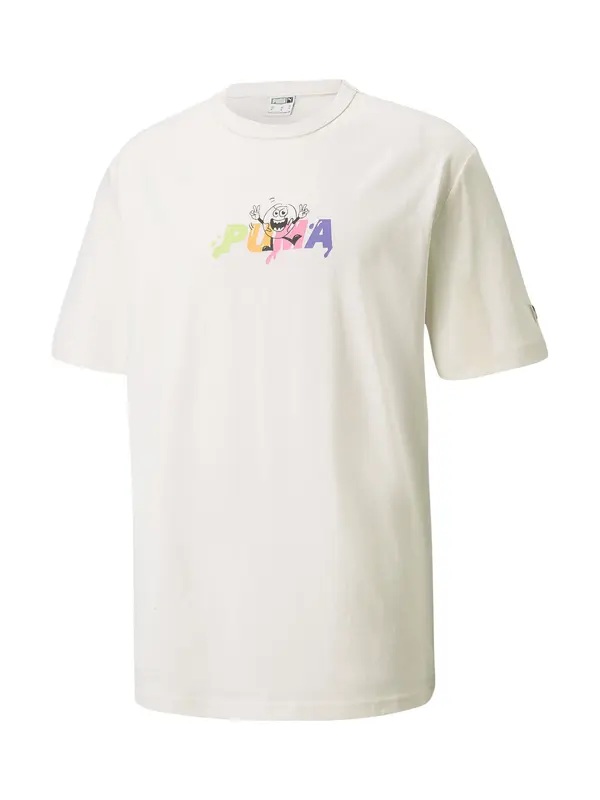 PUMA PUMA Majica  zelena / ljubičasta / roza / bijela
