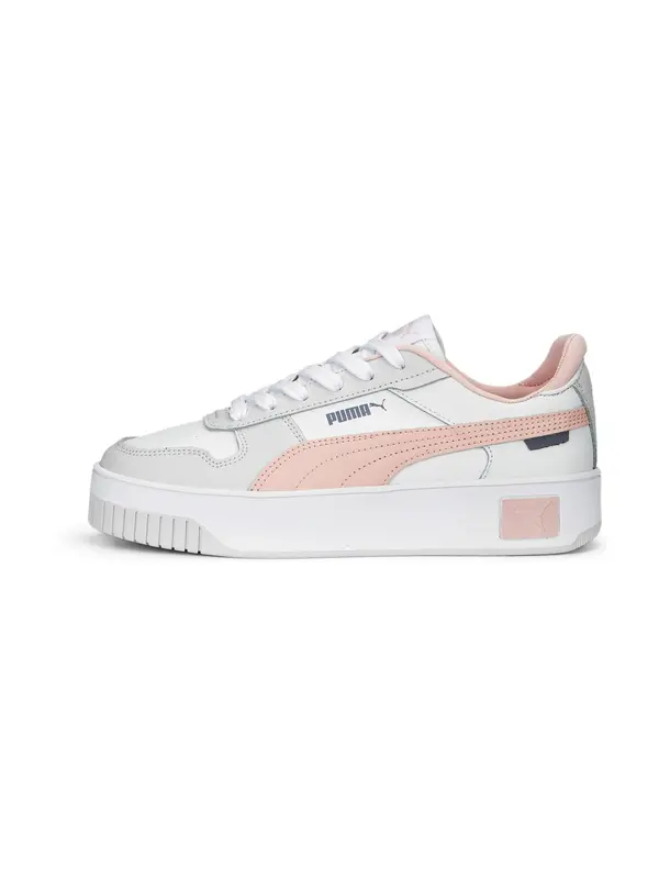 PUMA PUMA Niske tenisice 'Carina'  svijetlosiva / roza / bijela