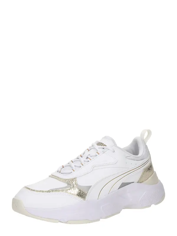 PUMA PUMA Niske tenisice 'Cassia'  zlatna / srebro / bijela