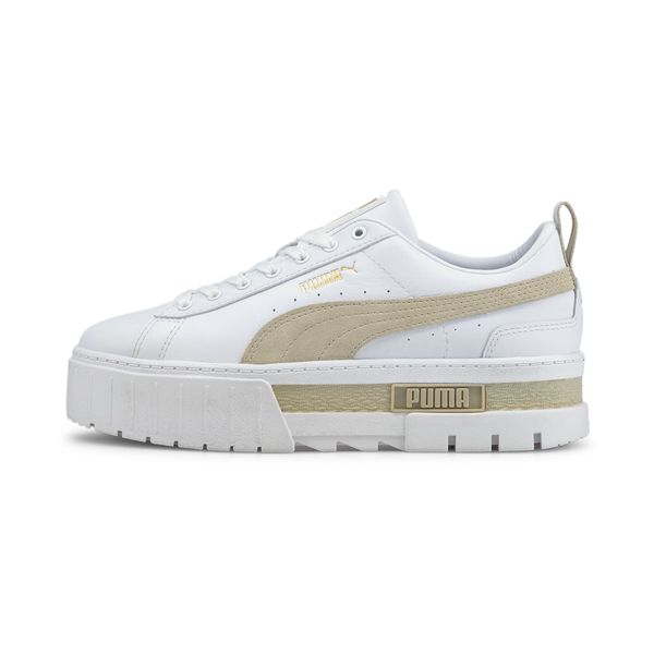 PUMA PUMA Niske tenisice 'Mayze'  toplo smeđa / zlatna / bijela