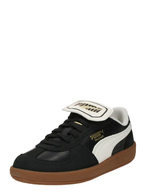 PUMA PUMA Niske tenisice 'Palermo Premium'  zlatna / crna / bijela