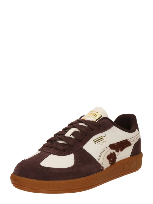 PUMA PUMA Niske tenisice 'Palermo'  tamno smeđa / bijela