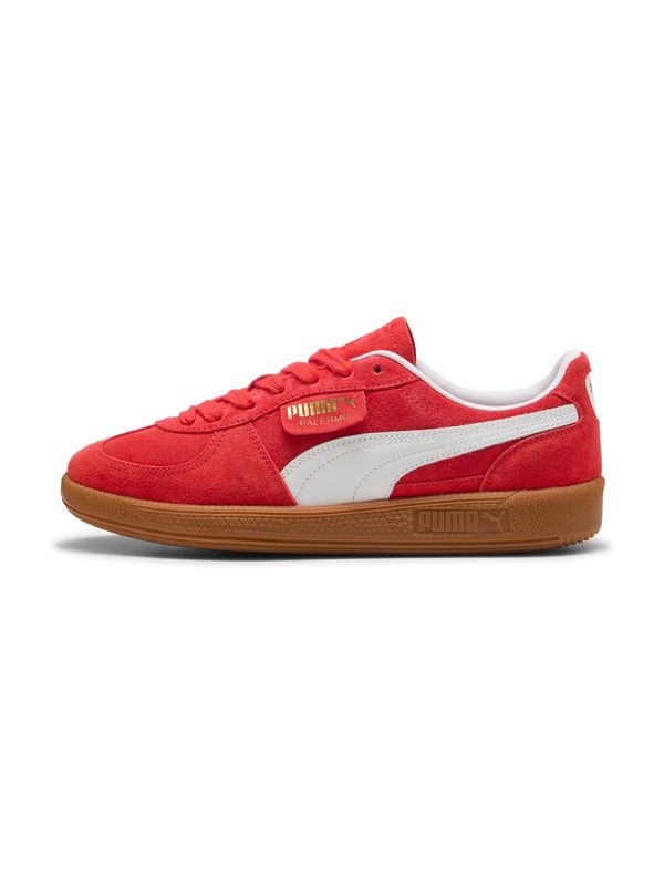 PUMA PUMA Niske tenisice 'Palermo'  zlatna / svijetlocrvena / bijela