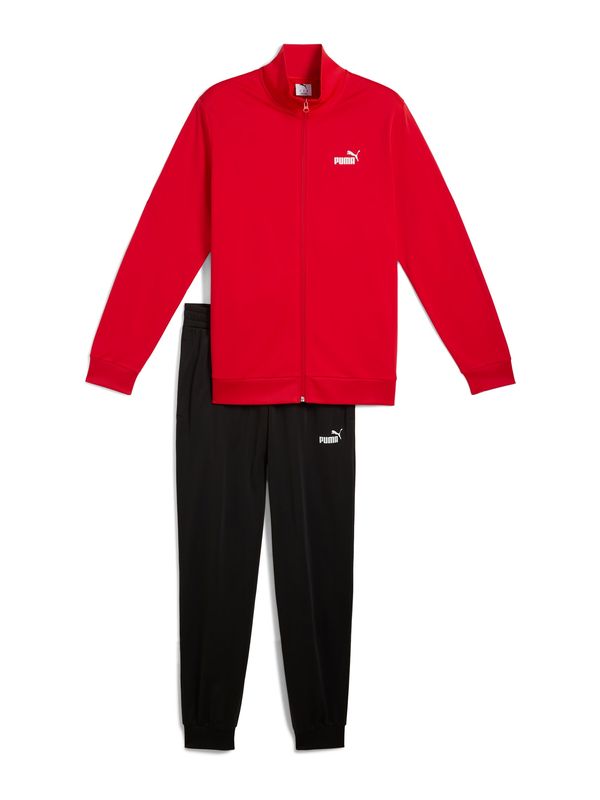 PUMA PUMA Odjeća za vježbanje 'ESS'  crvena / crna / bijela