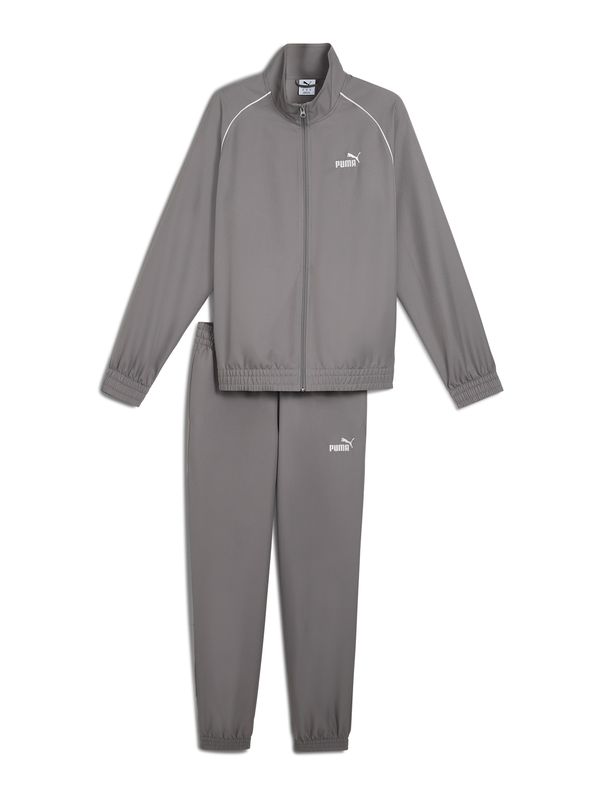 PUMA PUMA Odjeća za vježbanje  kameno siva / bijela