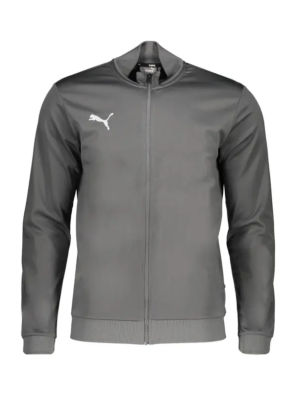 PUMA PUMA Outdoor jakna 'Team Goal'  tamo siva / bijela