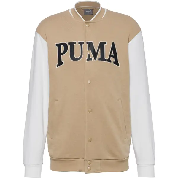 PUMA PUMA Prijelazna jakna 'Squad'  svijetlosmeđa / crna / bijela