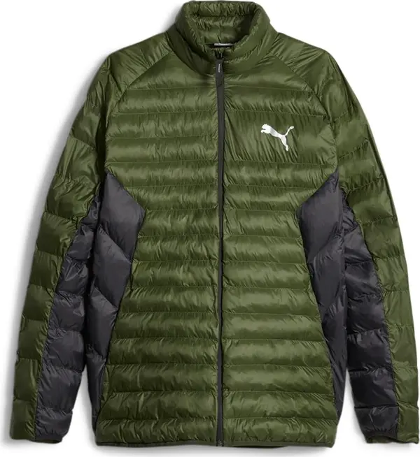PUMA PUMA Prijelazna jakna  tamno zelena / crna / bijela