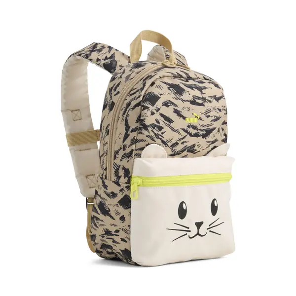 PUMA PUMA Ruksak 'Animal 9'  boja devine dlake (camel) / neonsko žuta / crna