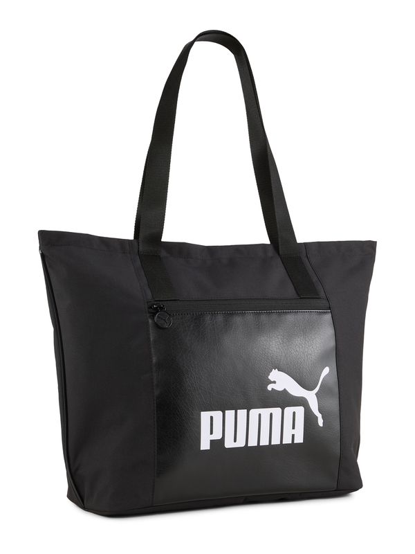 PUMA PUMA Shopper torba 'CAMPUS'  crna / bijela
