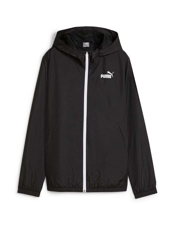 PUMA PUMA Sportska jakna 'ESS'  crna / bijela