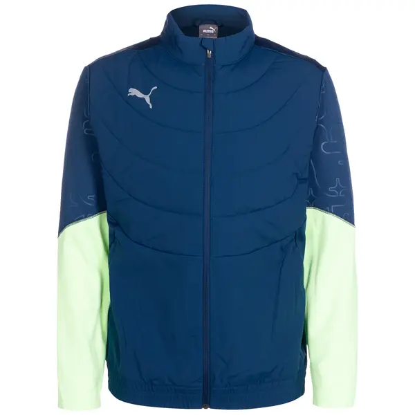 PUMA PUMA Sportska jakna 'Individual'  tamno plava / siva / menta