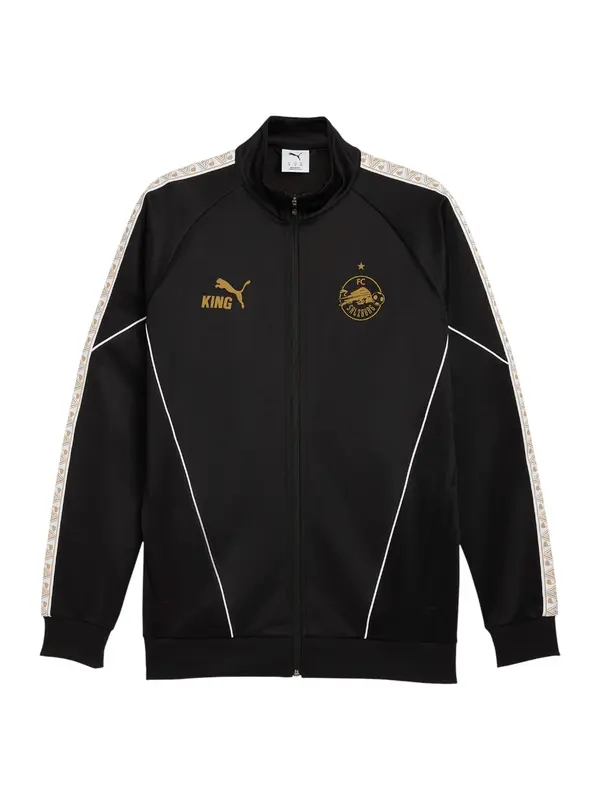 PUMA PUMA Sportska jakna 'Red Bull Salzburg King Anthem'  senf / crna / bijela