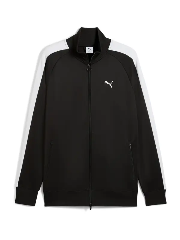 PUMA PUMA Sportska jakna 'T7 Always On'  crna / bijela