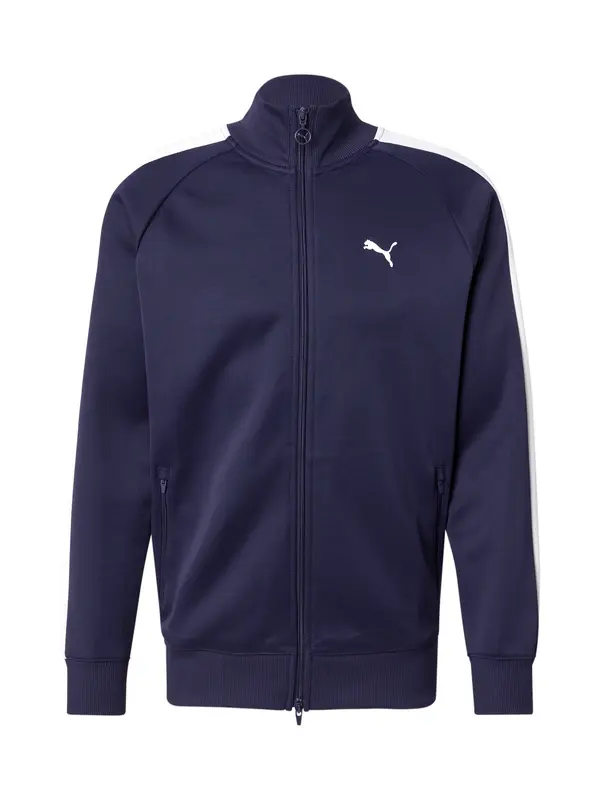 PUMA PUMA Sportska jakna 'T7 Always On'  morsko plava / bijela