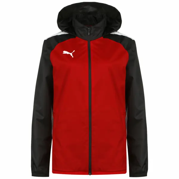 PUMA PUMA Sportska jakna 'Team Liga'  crvena / crna / bijela