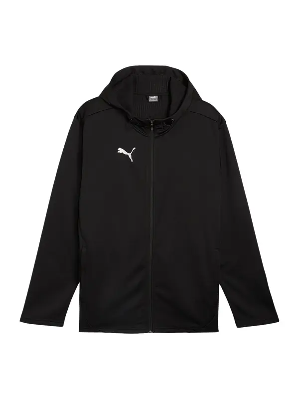 PUMA PUMA Sportska jakna 'TeamFinal'  crna / bijela