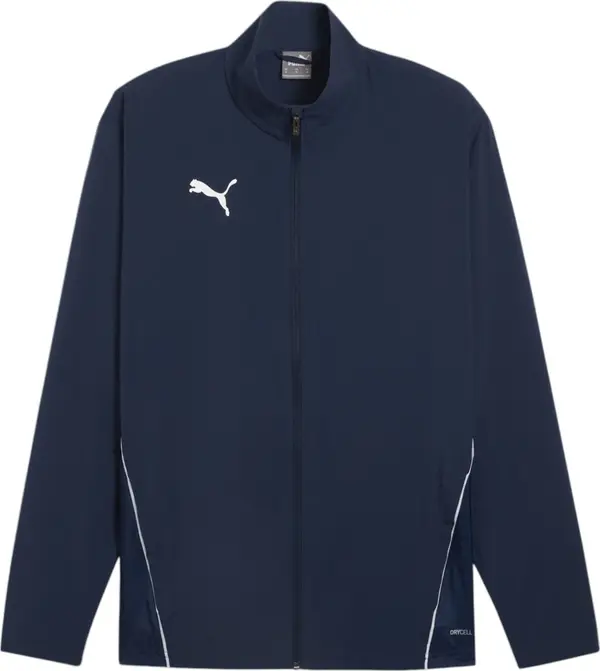 PUMA PUMA Sportska jakna 'TeamGoal'  tamno plava / bijela