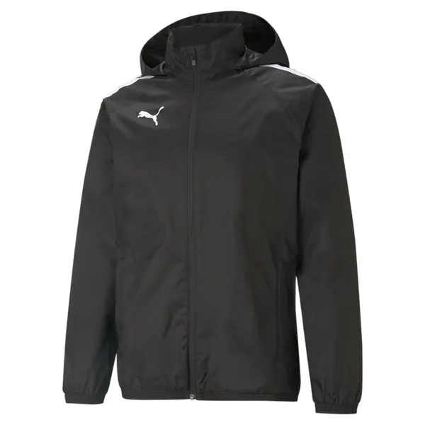PUMA PUMA Sportska jakna 'teamLIGA'  crna / bijela