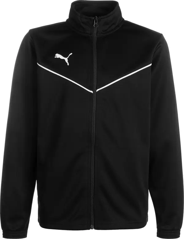 PUMA PUMA Sportska jakna 'TeamRise'  crna / bijela