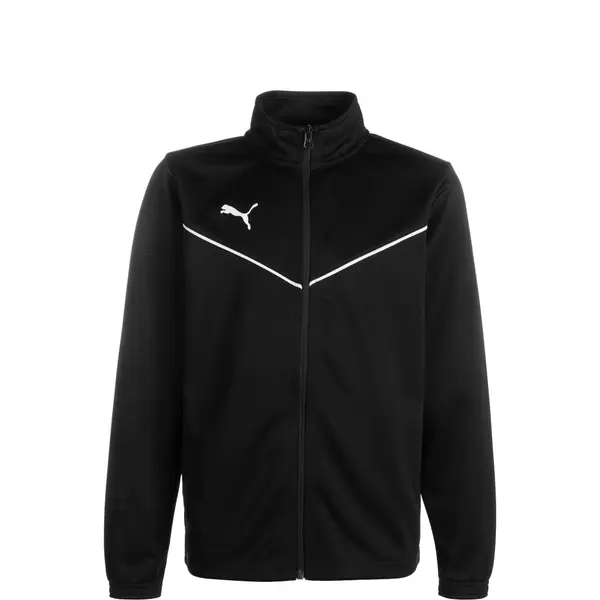 PUMA PUMA Sportska jakna 'TeamRise'  crna / bijela