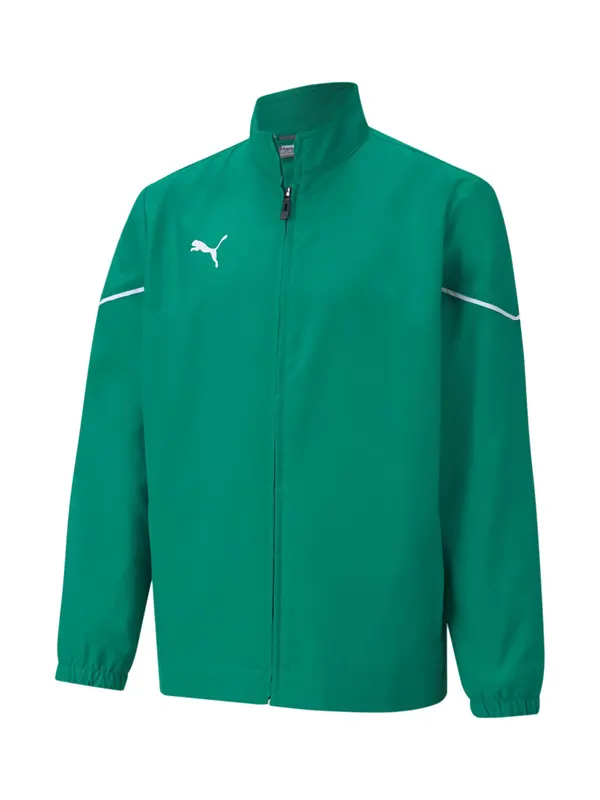 PUMA PUMA Sportska jakna 'TeamRise'  zelena / bijela