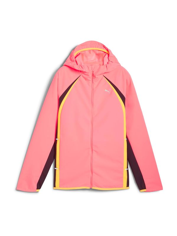 PUMA PUMA Sportska jakna 'ULTRAWEAVE'  zlatno žuta / ljubičasta / roza